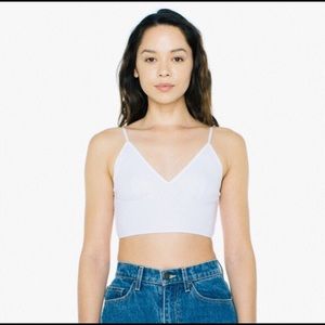 American Apparel Cotton 2x2 Sofia Bralette - NWT
